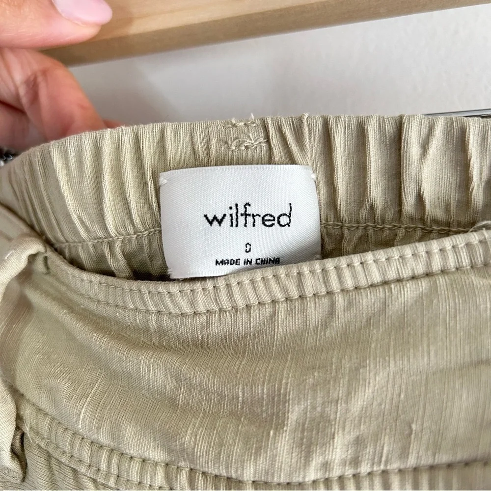 Wilfred Kafka Belted Linen Cargo Pants size 0